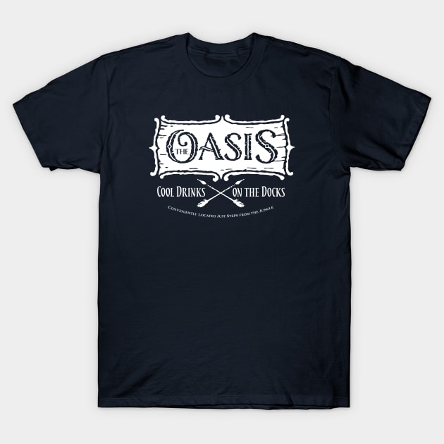 The Oasis Jungle Cruise Bar T-Shirt by GoAwayGreen